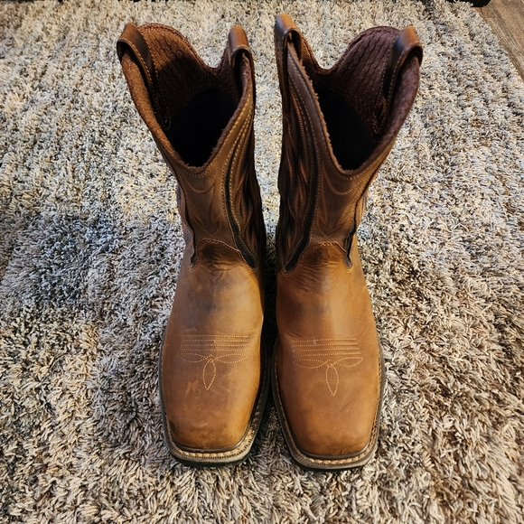 Red Wing Nubuck Rio Flex Leather Western Steel Toe Waterproof Work Boots. EUC. - Picture 2 of 13